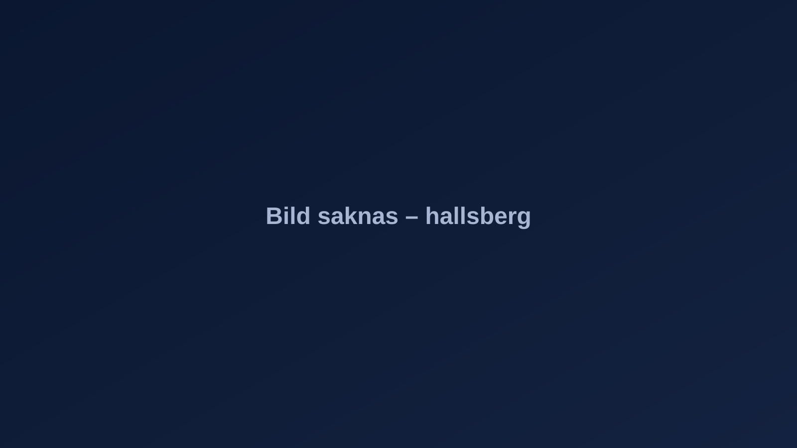 Hallsberg – stadsvy