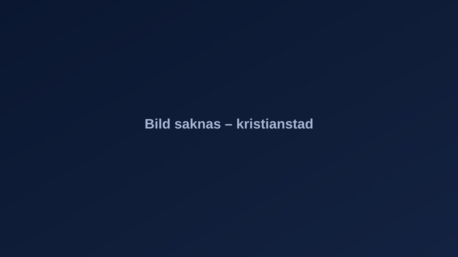 Kristianstad – stadsvy