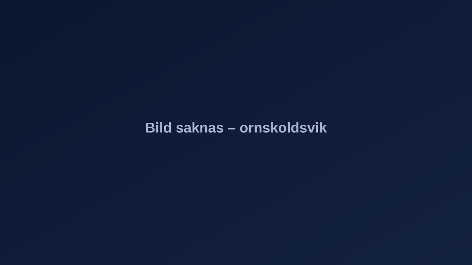 Örnsköldsvik – stadsvy