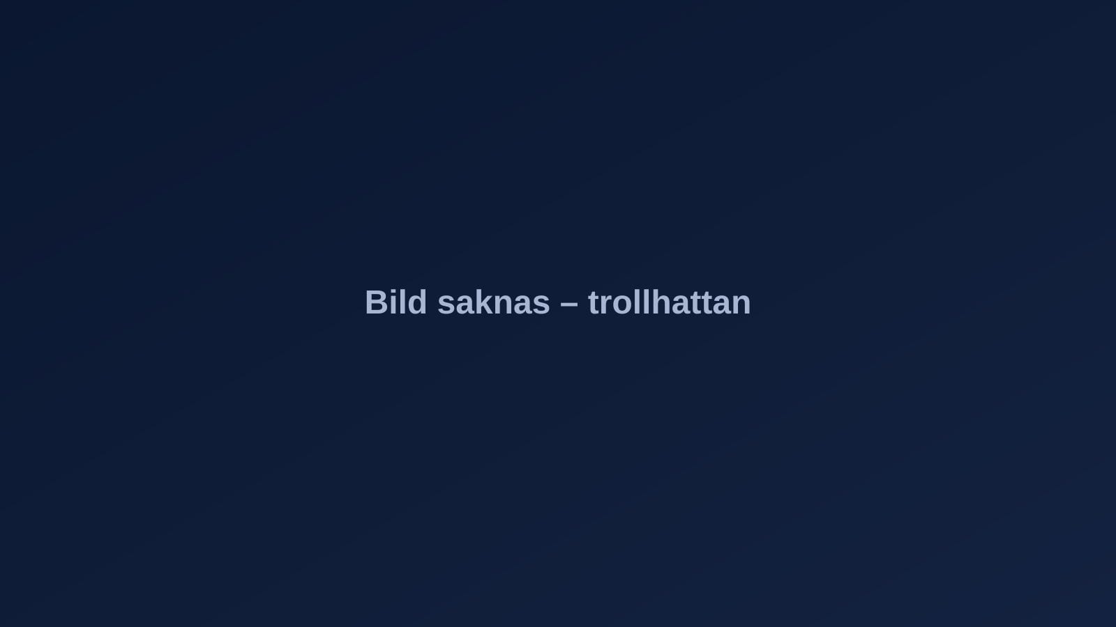 Trollhättan – stadsvy